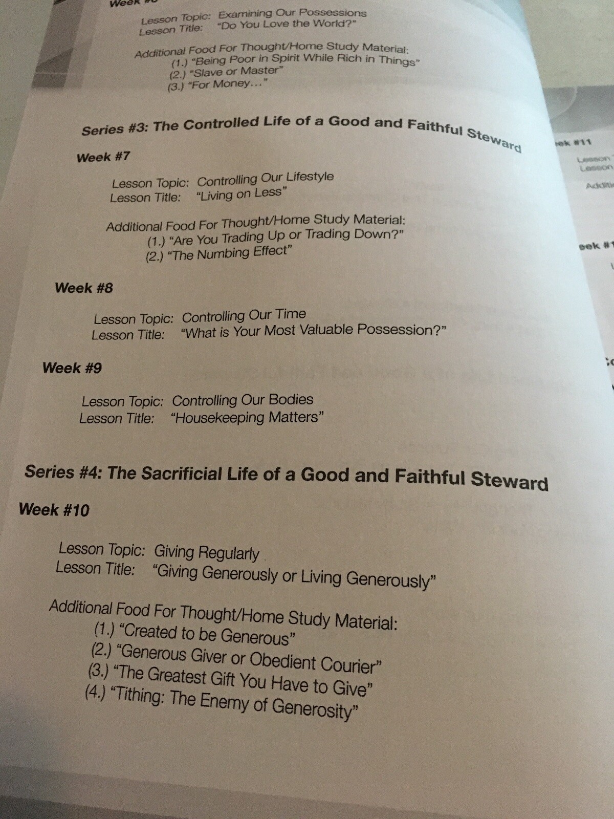Who&rsquo;s in Charge Here? 13 Week life Stewardship Study. Study Guide. 172 Pages.