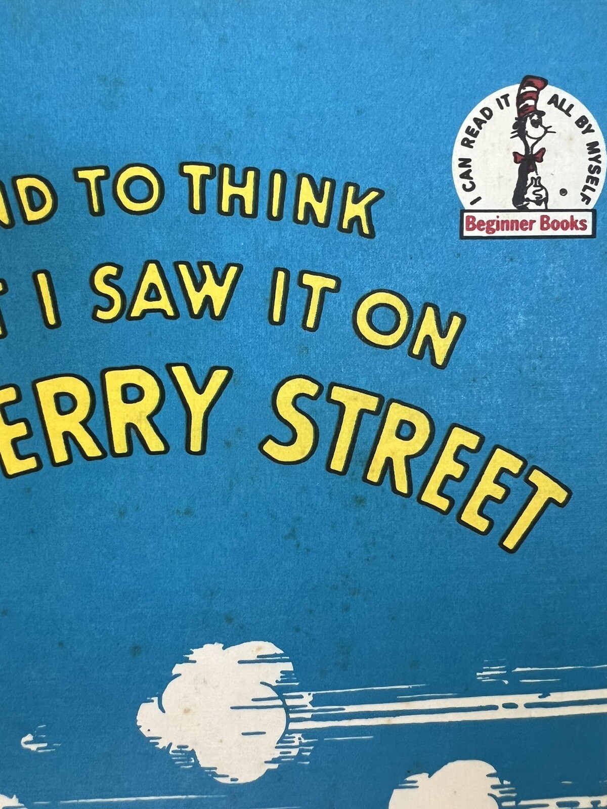 Dr. Suess Vintage 10 Beginner Books Mulberry Street Mr brown moo Fox In Socks