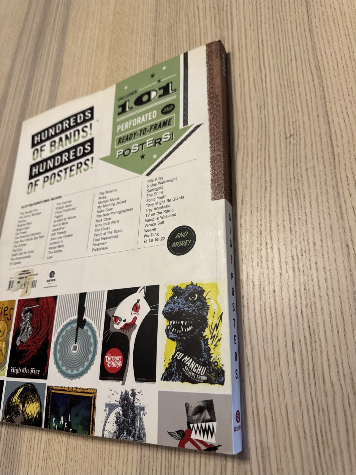 Gig Posters Vol 1 Rock Show Art of 21st Century Clay Hayes Quirk Book 101 Art