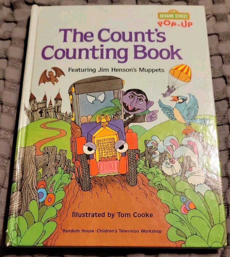 Vtg Sesame Street The Count&rsquo;s Counting Pop-Up Book 1980 Jim Hensons&rsquo;s Muppets