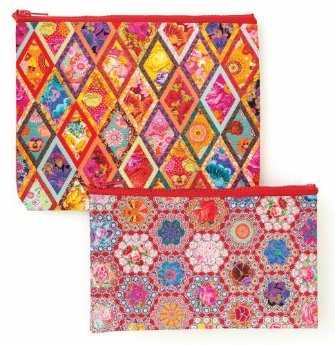 Kaffe Fassett&rsquo;s Fabulous Florals Eco Pouch Set by