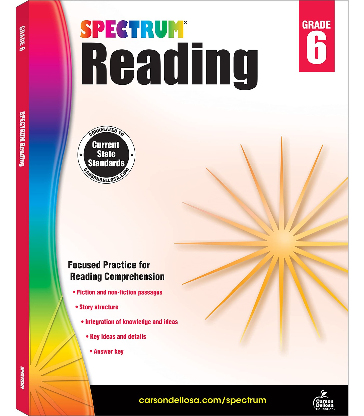 Spectrum Grade 6 Reading Workbook, Books for 6th Graders With Nonfiction and…