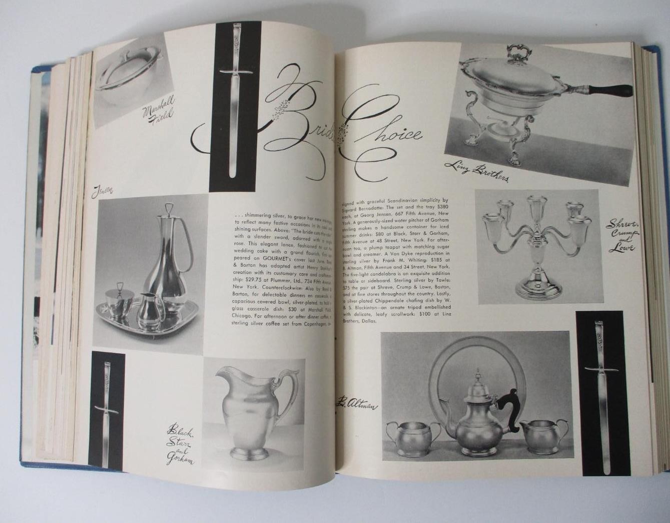 GOURMET, The Magazine of Good Living; Vol. 15 – 1955 – 12 Issues in a Hardcover
