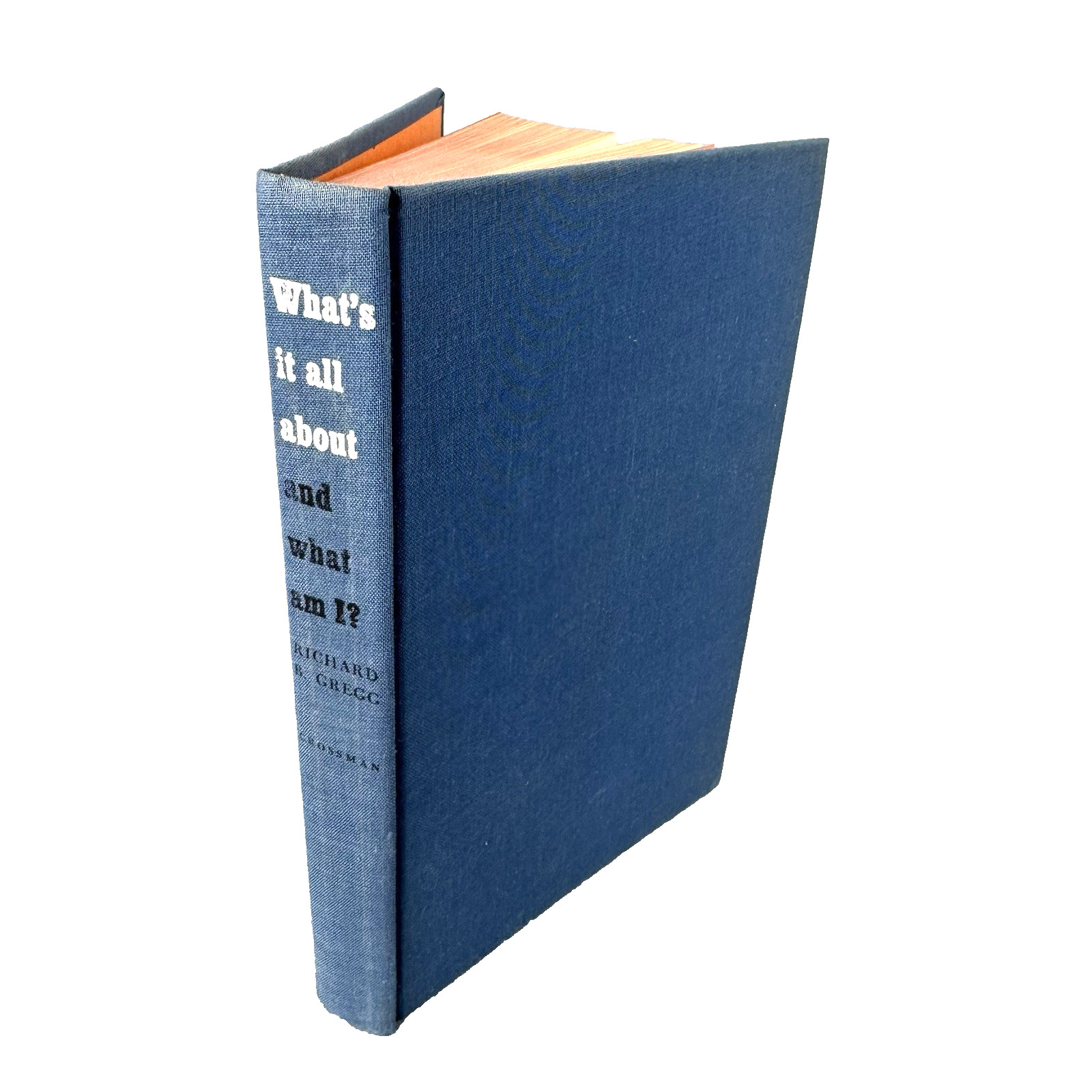 What&rsquo;s It All About and What Am I? by Richard Bartlett Gregg 1st Ed 1st Print!