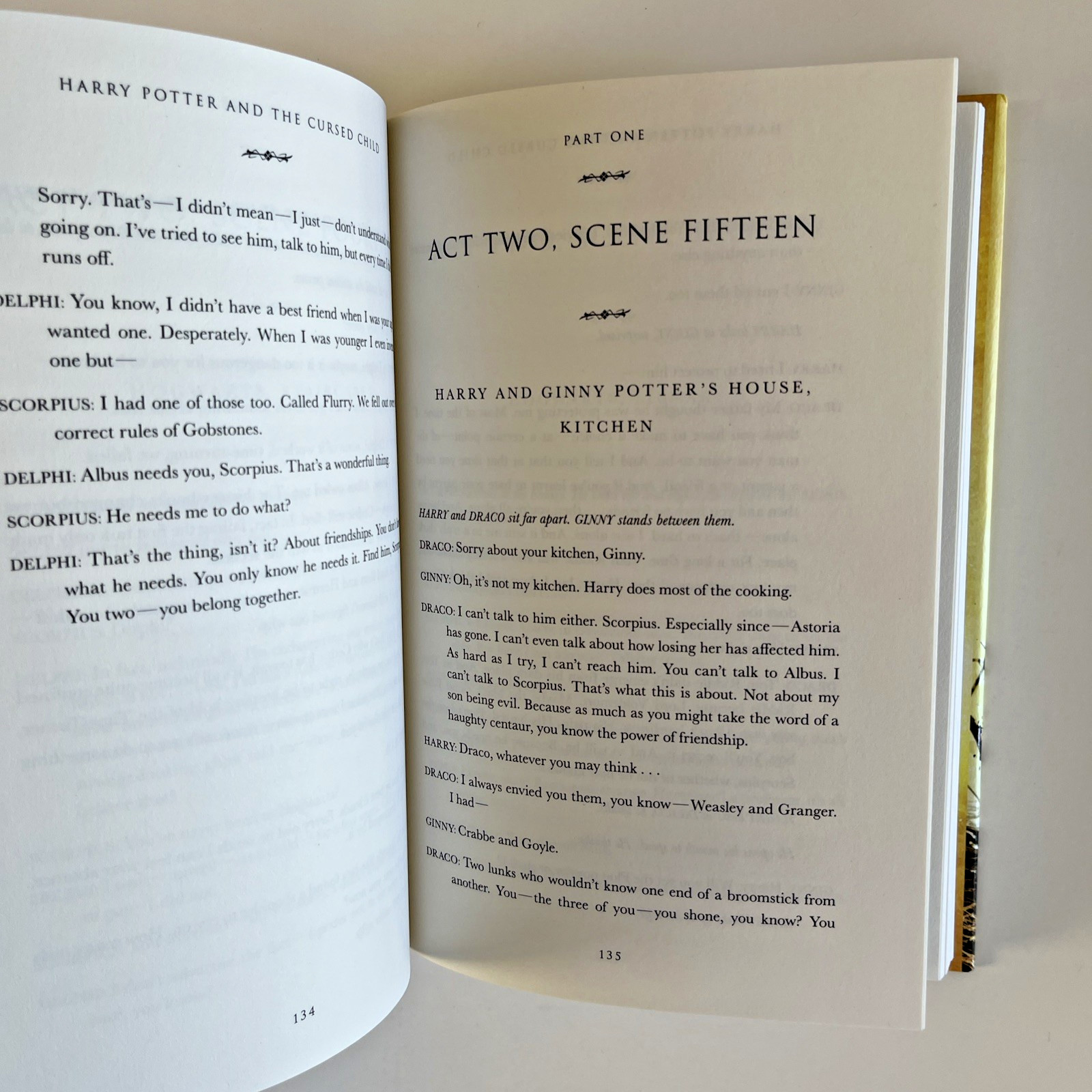 Harry Potter and the Cursed Child – Parts One & Two: The Official Script 1st Ed