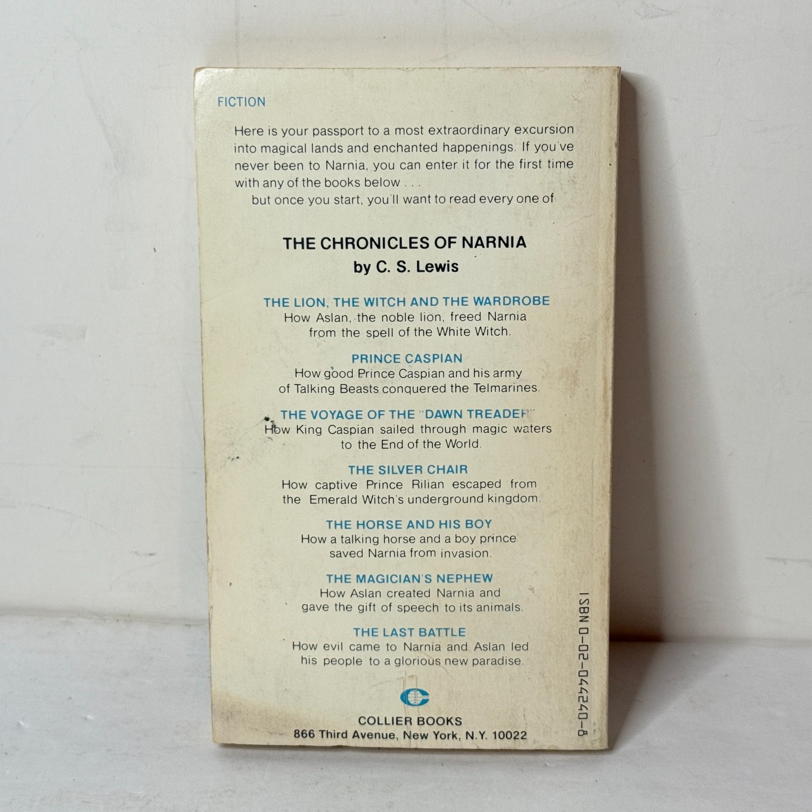 Prince Caspian C.S. Lewis 1951 ©1979 Collier Books *BUY 2 GET 1 FREE*