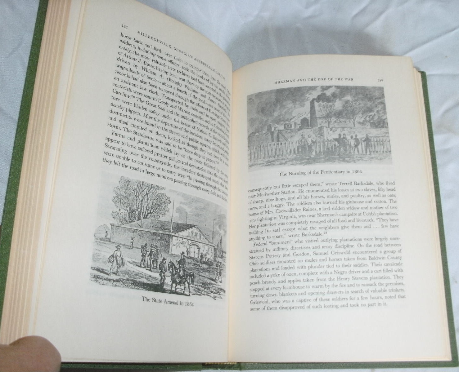 Milledgeville : Georgia&rsquo;s Antebellum Capital by James C. Bonner 1978 Signed