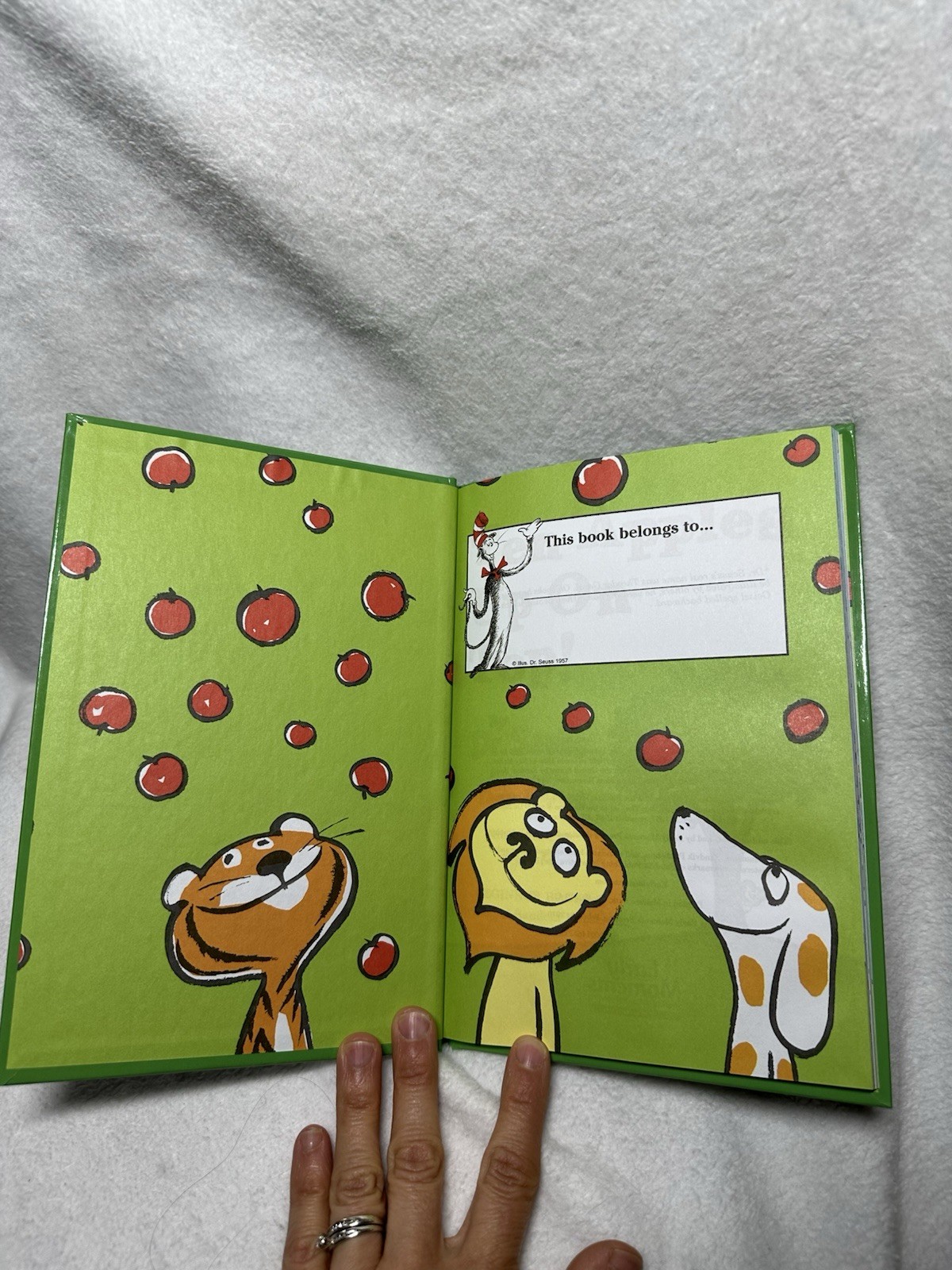 Ten Apples Up On Top Theo LeSieg, Beginner Books, Hardcover, 1961 Printed 2010