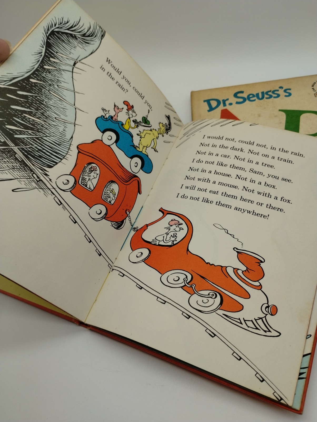 Lot Of 2 Vintage 1960 Dr. Suess Green Eggs & Ham 1963 ABC&rsquo;s Hardcover Books