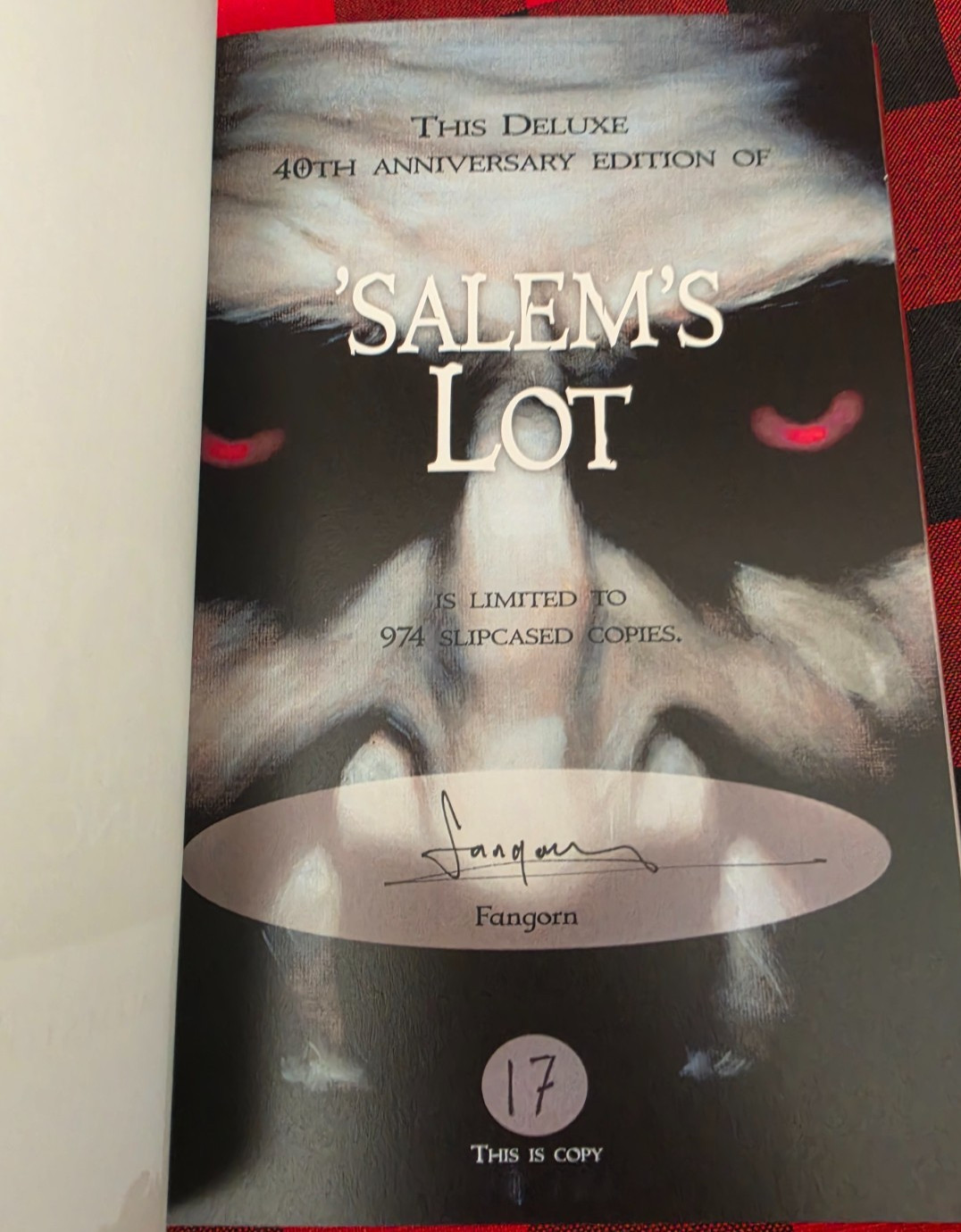 Stephen King SALEM&rsquo;S LOT #17 & THE TOMMYKNOCKERS #353 PS Publishing UK