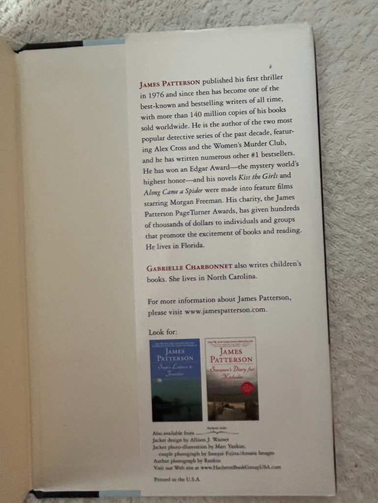 James Patterson, 2nd Chance; 5th Horseman; Alert; Sunday&rsquo;s at Tiffany&rsquo;s