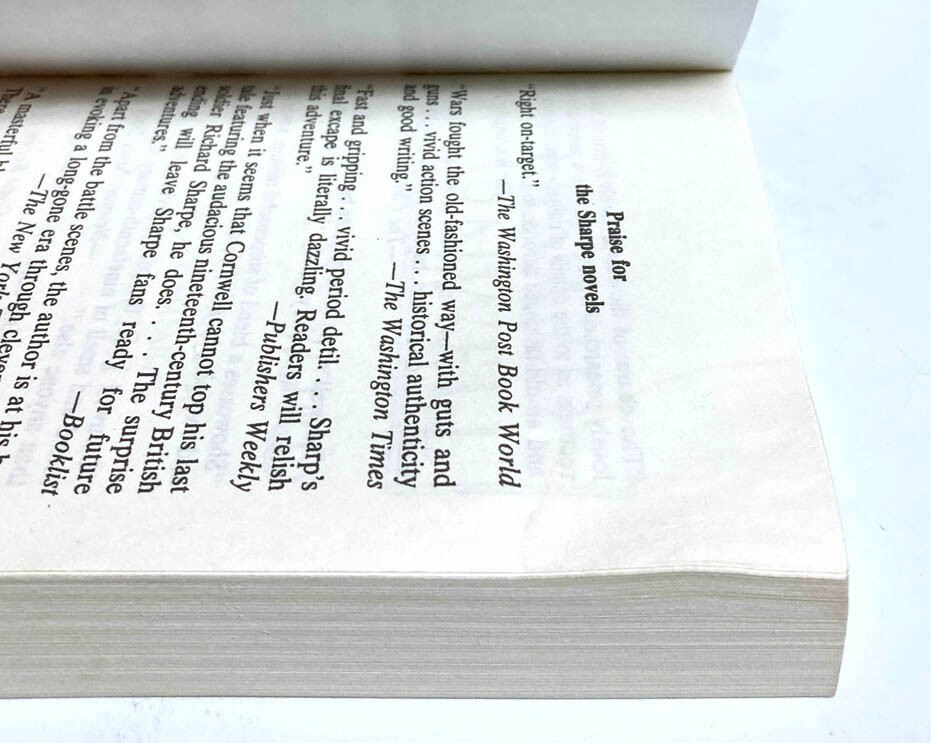 Bernard Cornwell SHARPE&rsquo;S lot of 4 mm paperback COMPANY GOLD SWORD EAGLE