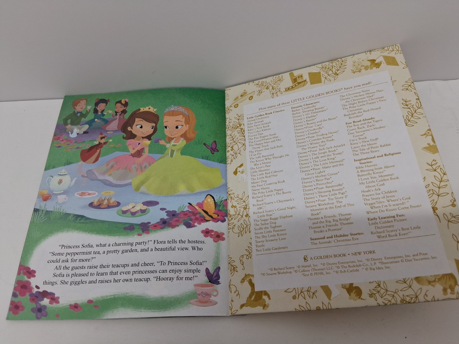 a little golden book disney Sofia The First