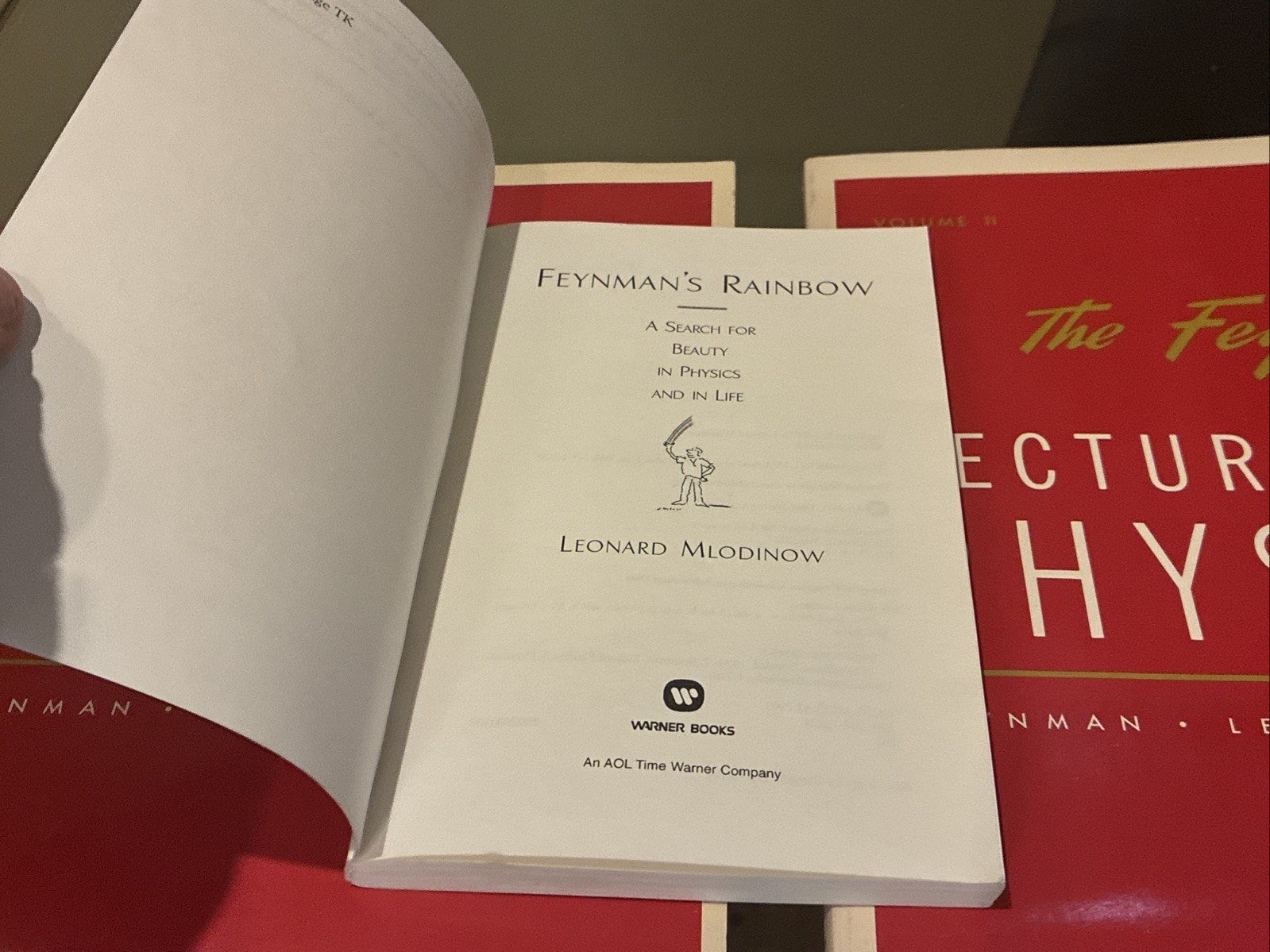 The Feynman Lectures On Physics SET Volumes 1 & 2 PLUS Feynman’s Rainbow *NICE*