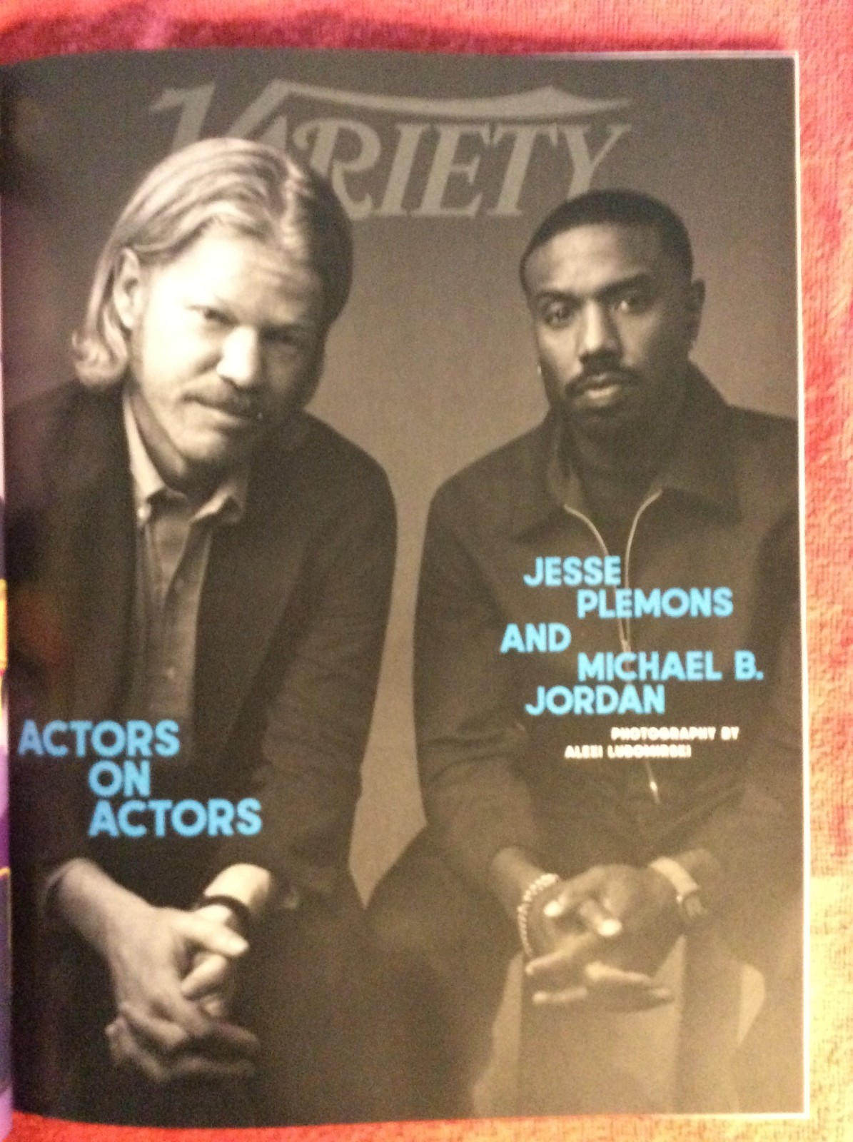 VARIETY MAGAZINE DECEMBER 17 2025 ACTORS ON ACTORS MICHAEL B JORDAN PLEMONS