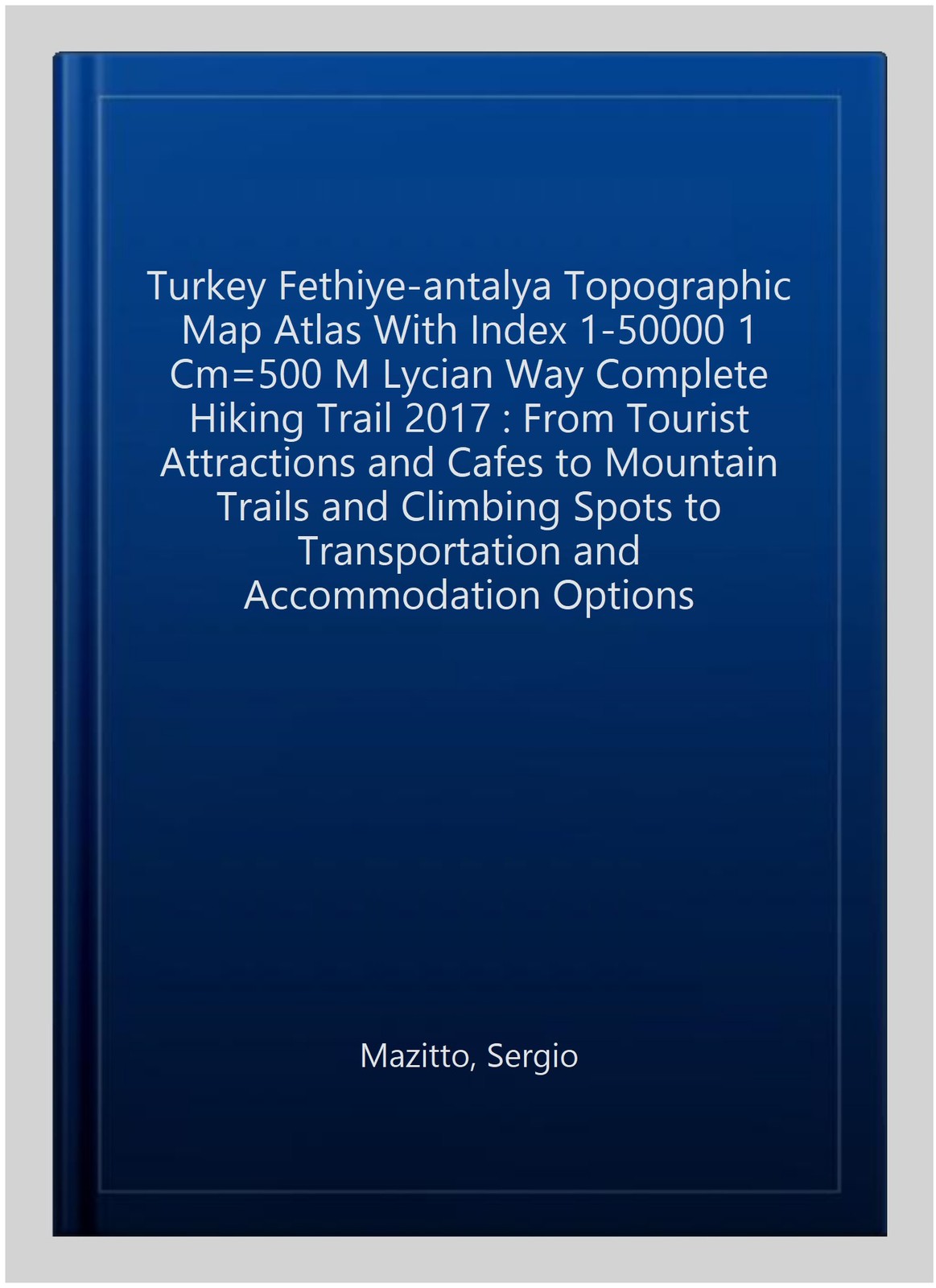 Turkey Fethiye-antalya Topographic Map Atlas With Index 1-50000 1 Cm=500 M Ly…