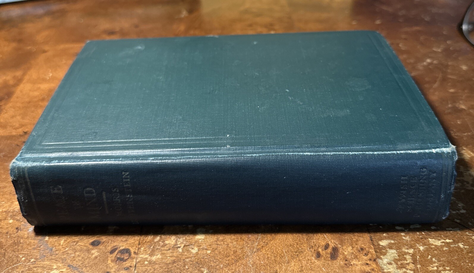 Peace of Mind Jewish Science Essays, Rabbi Morris Lichtensteein 1927 1st Ed.