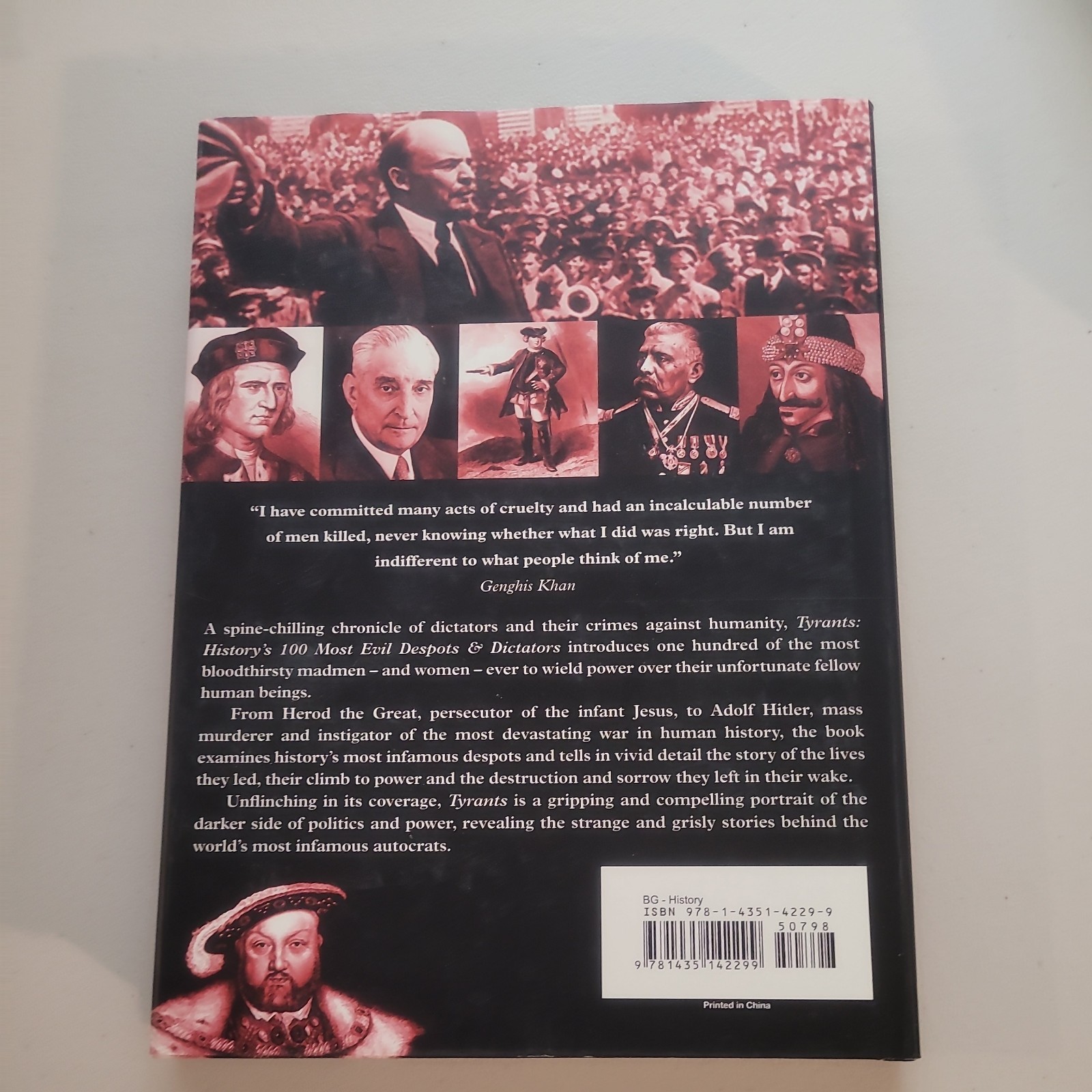 Tyrants: Historys 100 Most Evil – Hardcover By Cawthorne, Nigel – GOOD