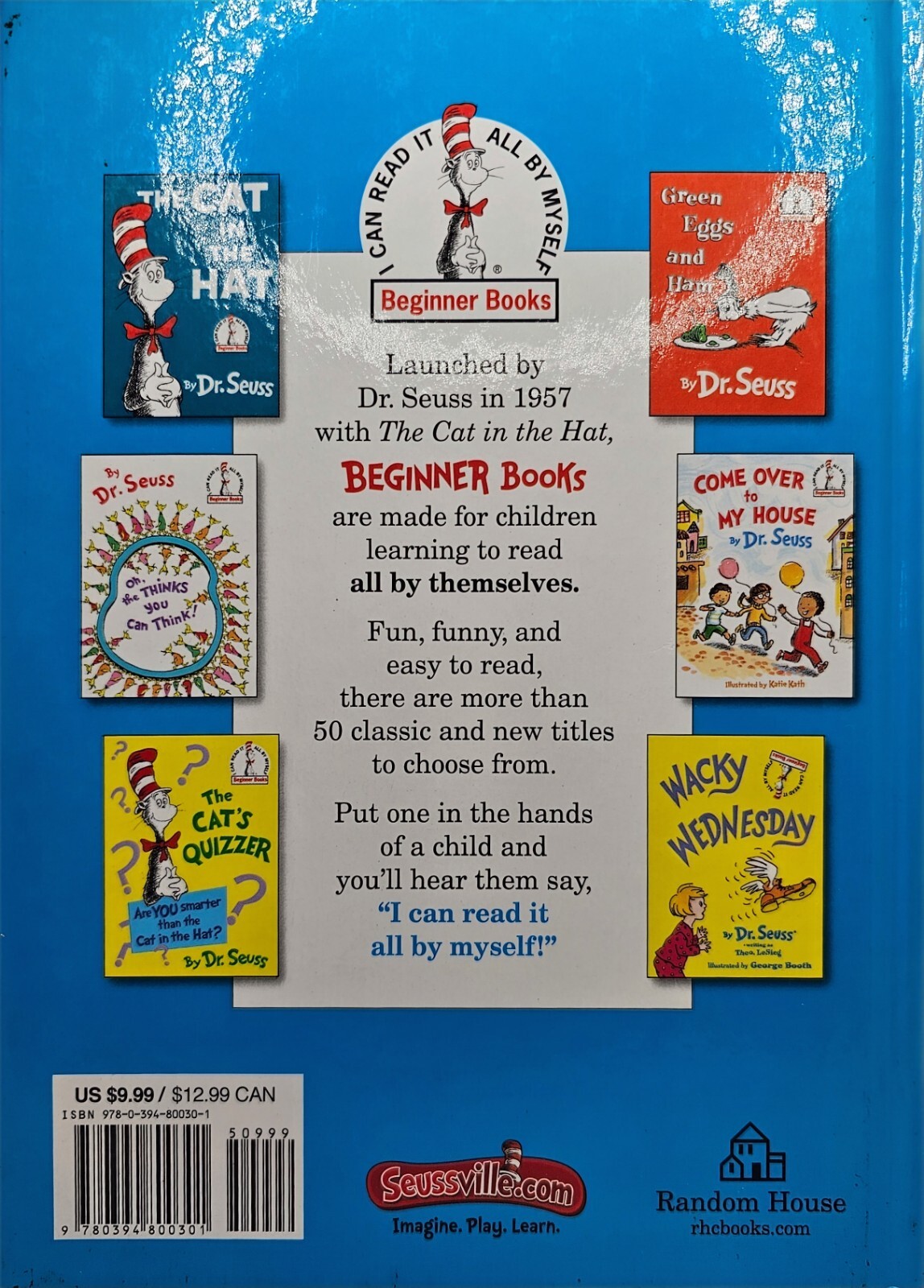 Beginner Books(R) Ser.: Dr. Seuss&rsquo;s ABC by Seuss (1960, Hardcover)
