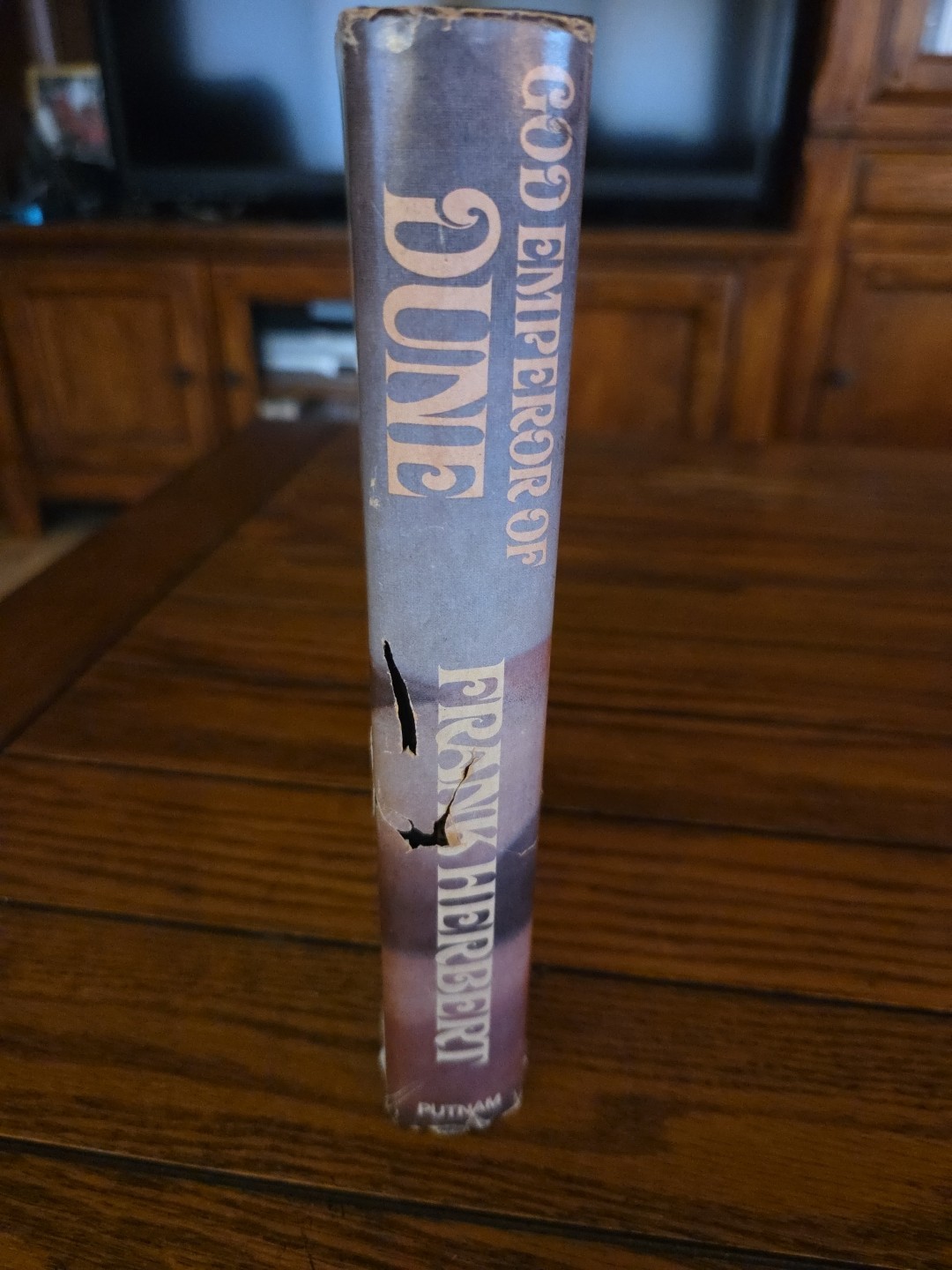 God Emperor of Dune Frank Herbert 1981 HC/DJ Book Club Edition BCE
