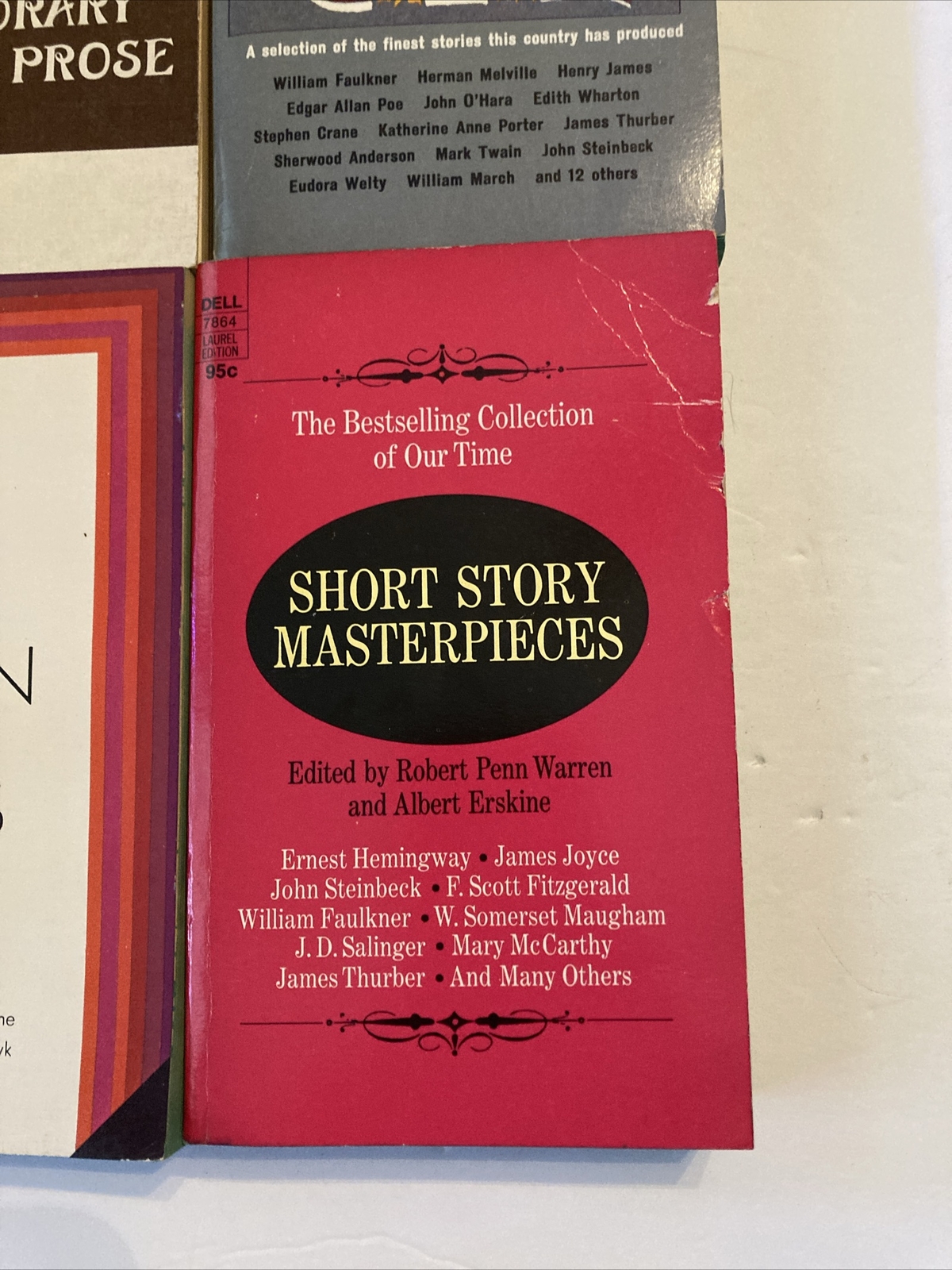 Lot of 4 Books of American Literture Plays Drama Novels Stories Prose Paperback