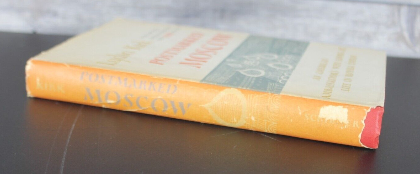 Postmarked Moscow by Lydia Kirk HC Book VG Life In Communist Russia USSR 1952