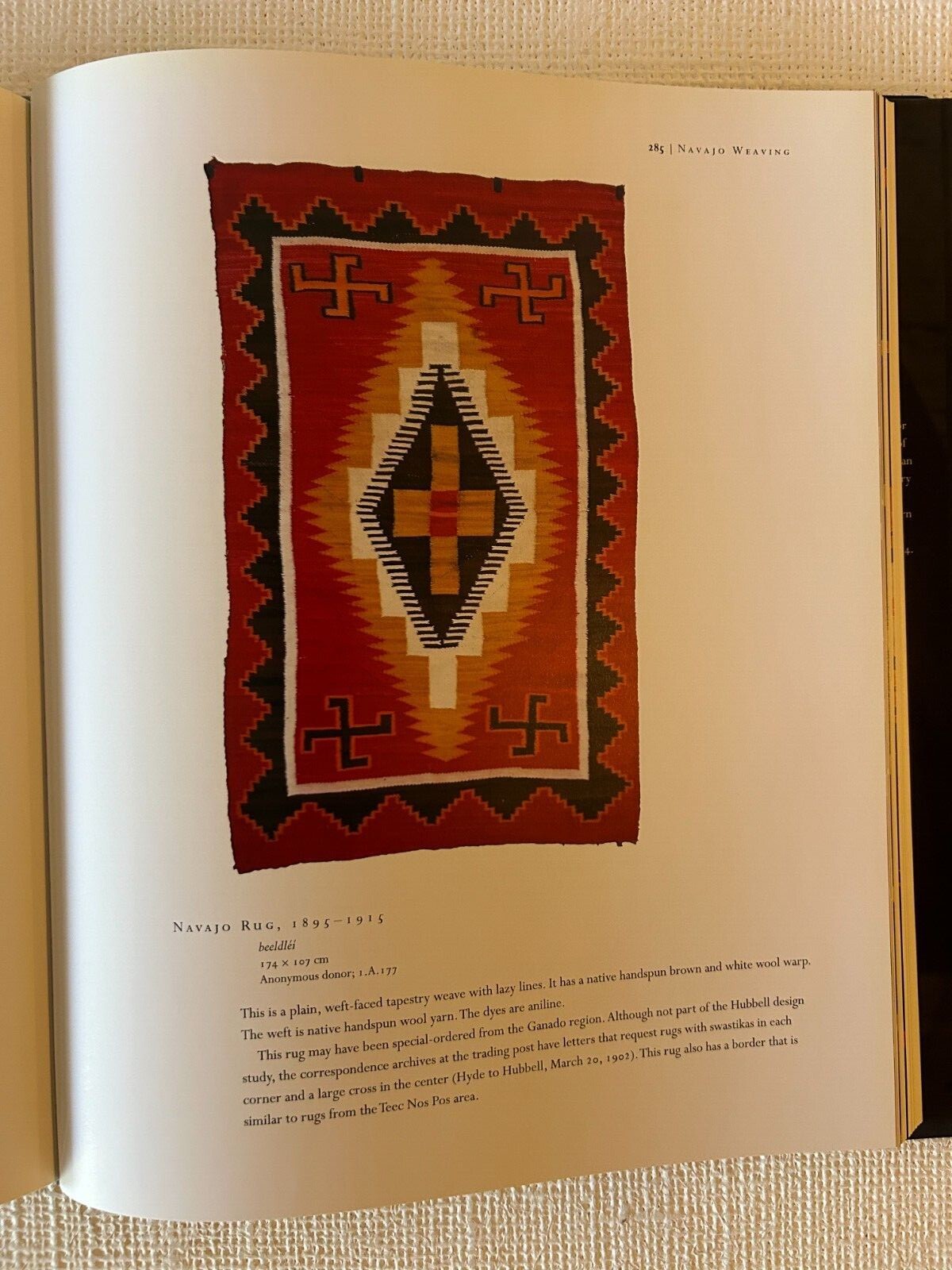 Southwest Textiles Weaving of the Navajo and Pueblo; Kathleen Whitaker; +CD-ROM