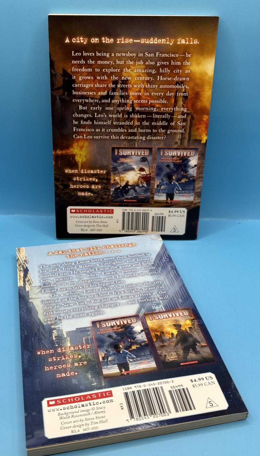 2010s Lot of 15 « I Survived » Scholastic Chapter Paperback Books- New, Never Read