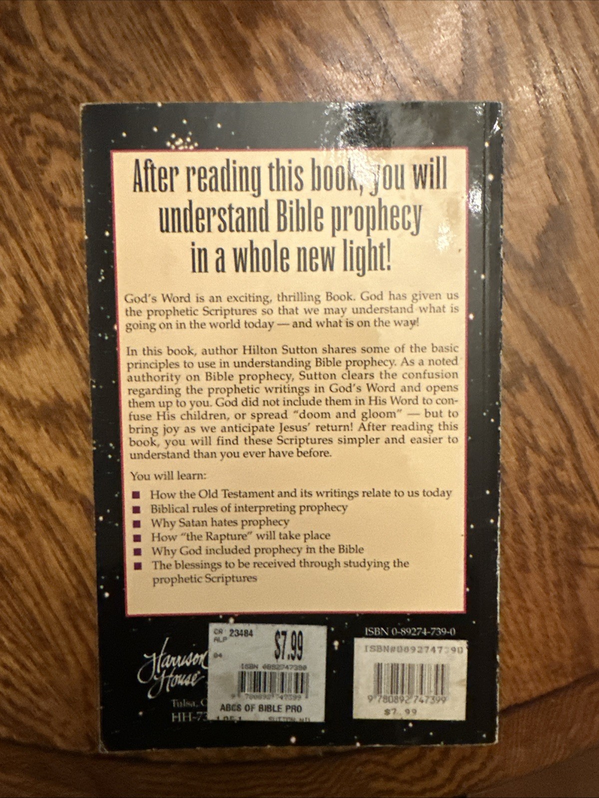 ABC&rsquo;s of Bible Prophecy by Hilton Sutton (1994, Trade Paperback)