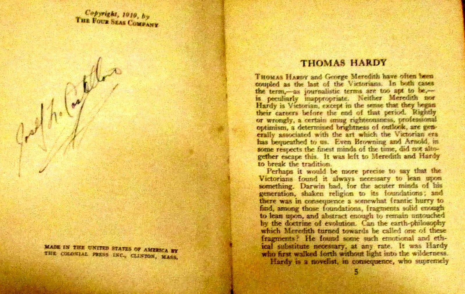 Two Wessex Tales by Thomas Hardy 1919 Paperback 78 Pages NICE!!!