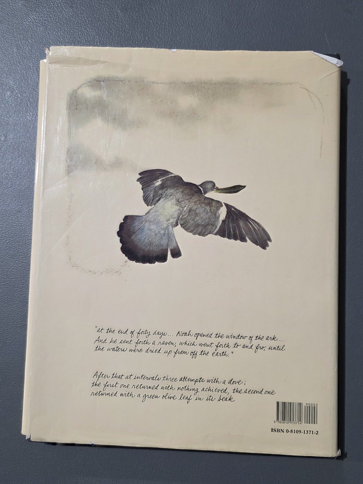Vintage Noah&rsquo;s Ark Rien Poortvliet HC Beige Illustrated 1986 Abrams Netherlands