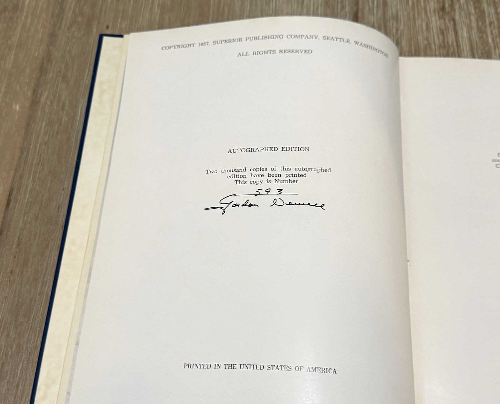 Pacific Tugboats by Gordon Newell (SIGNED) & Joe Williamson HC 1957 #593/2000