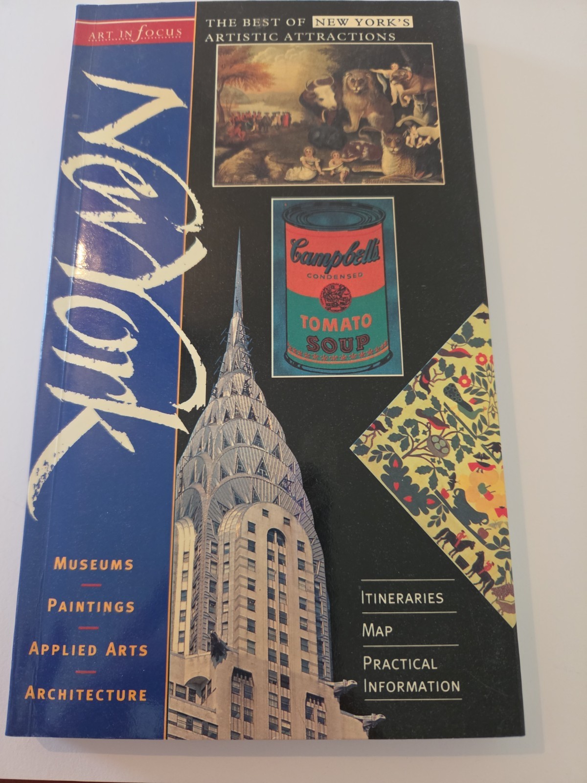 New York (Art in Focus) by Anna Gendel 1995 Bulfinch Press Art Travel Guide)