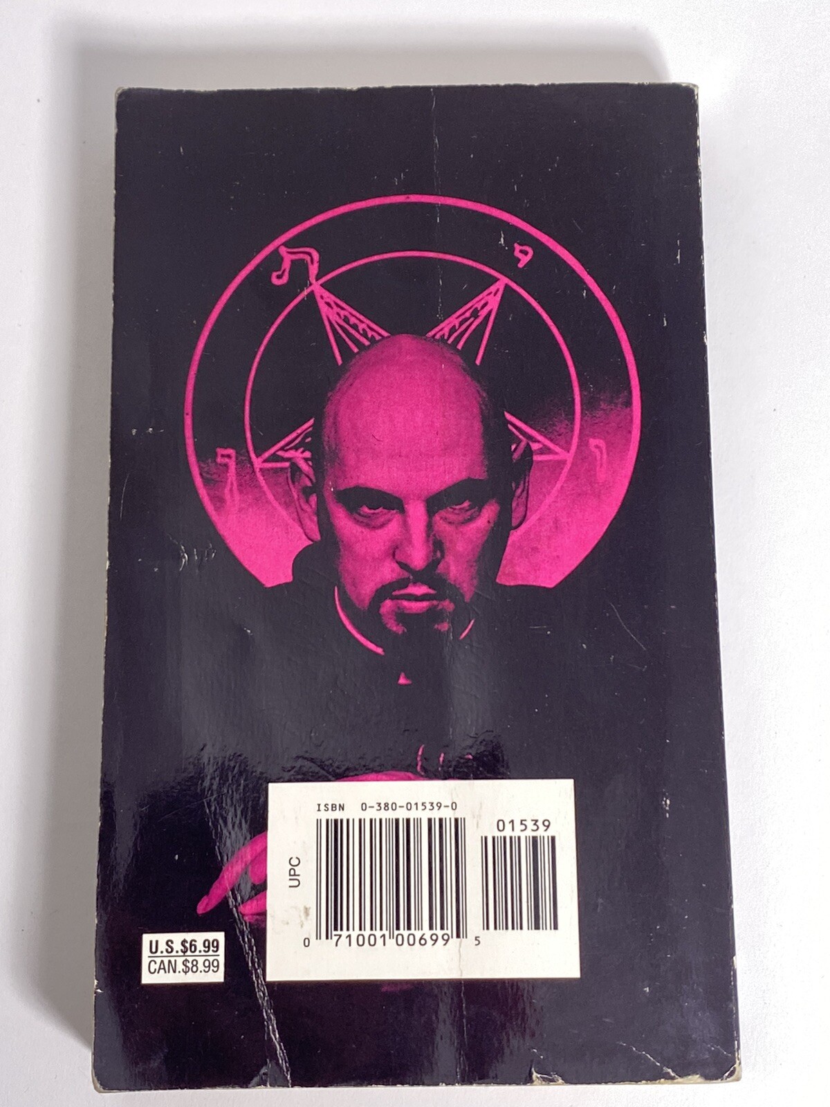 THE SATANIC BIBLE by Anton LaVey Paperback Avon 666 Beelzebub Vintage