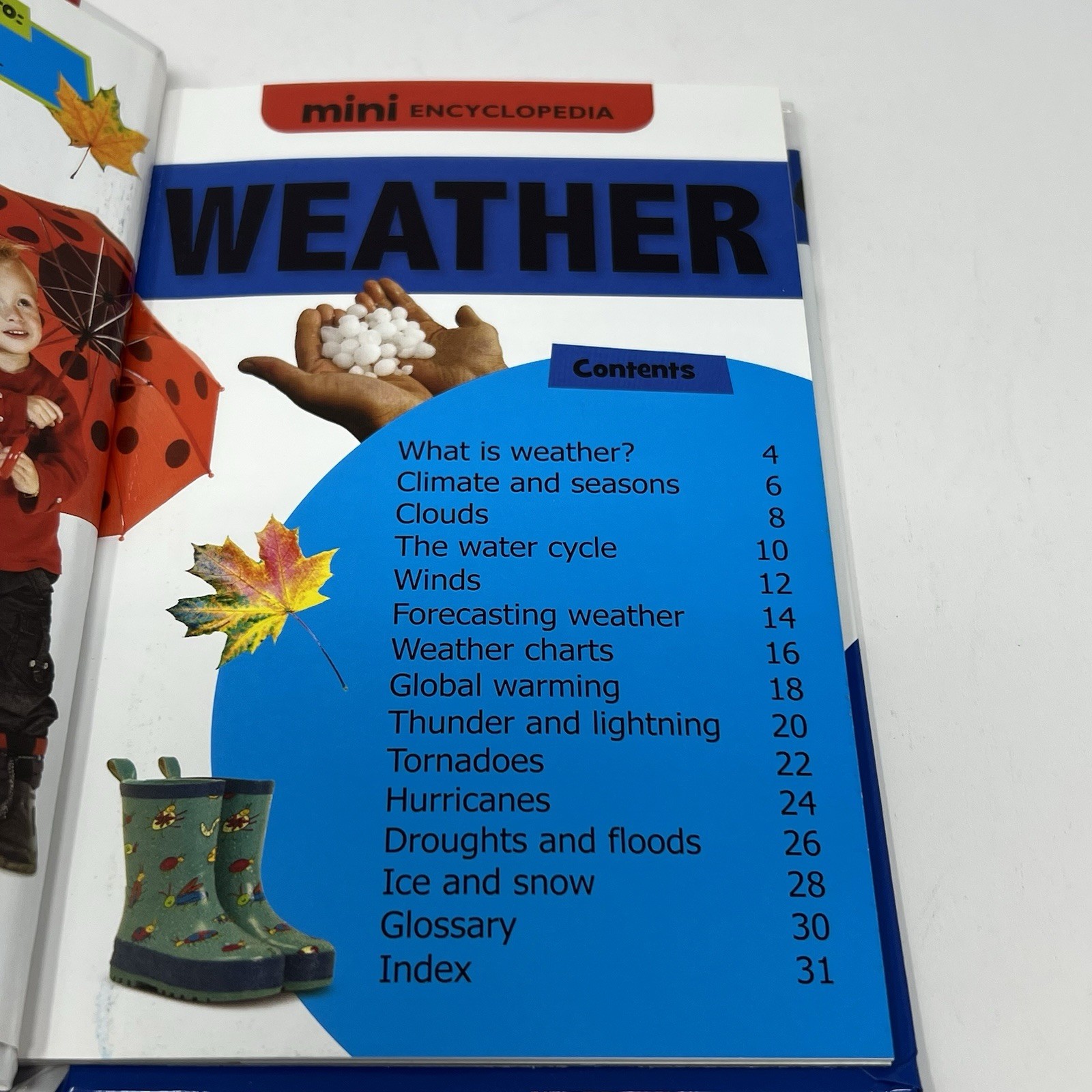 Children&rsquo;s Mini Encyclopedia Lot of 2 Weather Dino&rsquo;s New