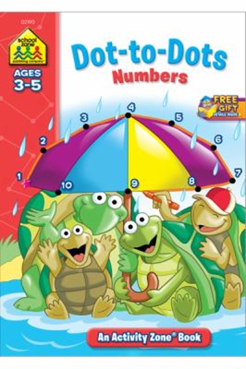 Dot-to-Dot Numbers Paperback School Zone Staff