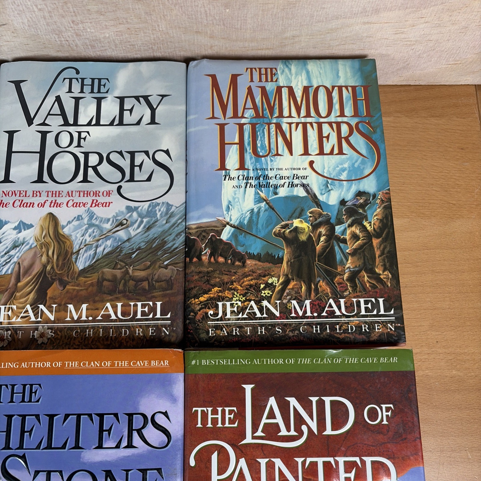 Complete Set Series Lot of 6 Earth&rsquo;s Children Books by Jean Auel HARDCOVER