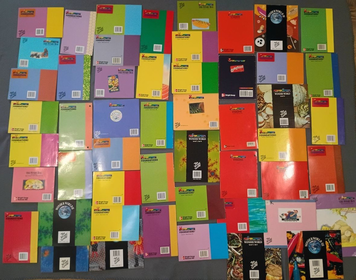 Lot of 52 The Wright Group McGraw Hill Early Emergent Readers Joy Cowley Level 1