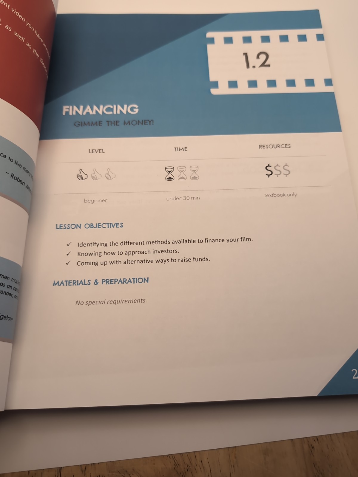 Film Textbook : Lesson Plans and Teaching Resources for Young Media Students by