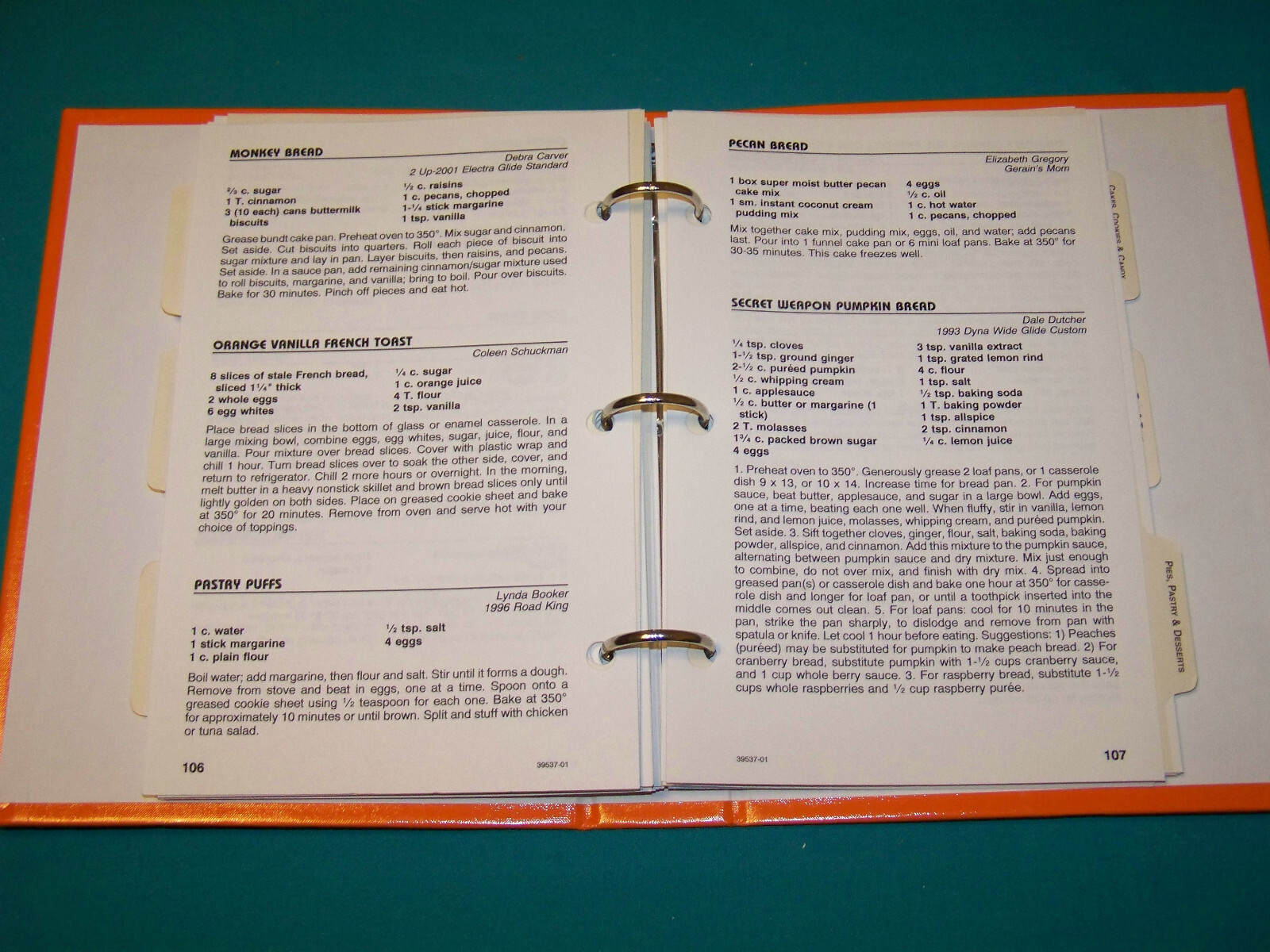 Ladies of Harley Raleigh HOG Cookbook Food, Friends and Motorcycles 2001 Photos