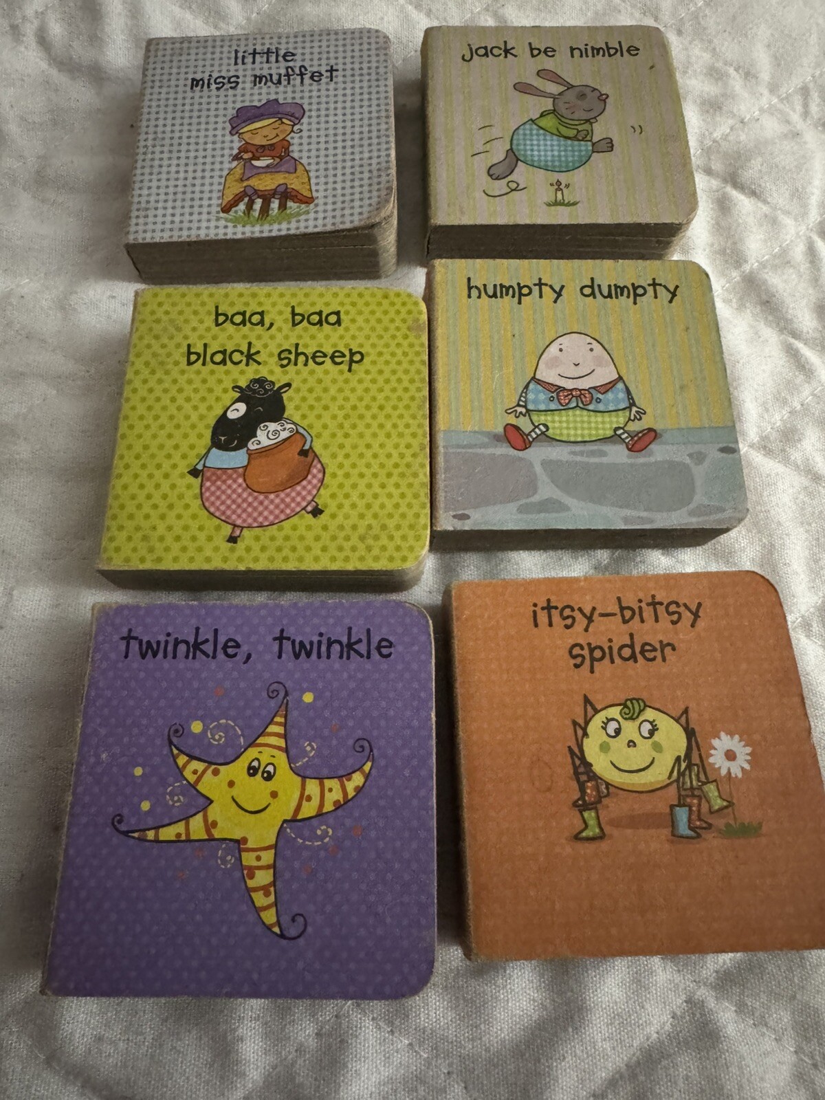 Melissa & Doug Natural Play Book Little Nursery Rhymes 6 Board Books