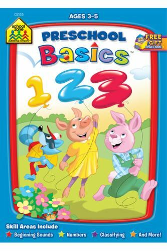 School Zone – Preschool Basics Workbook — paperback, School Zone, 9781589474352