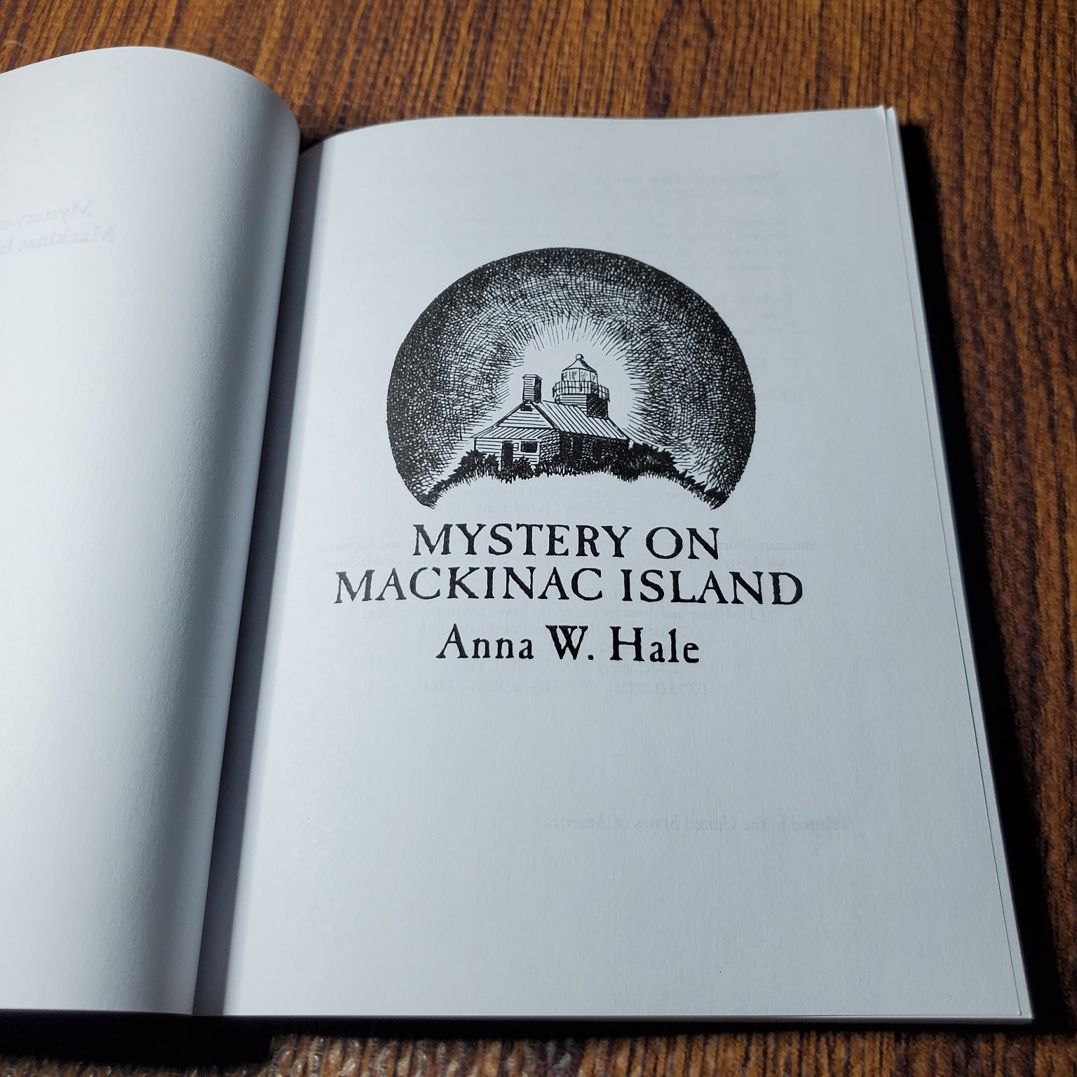 Mystery on Mackinac Island Anna W. Hale 1998 First Edition Children&rsquo;s Mystery