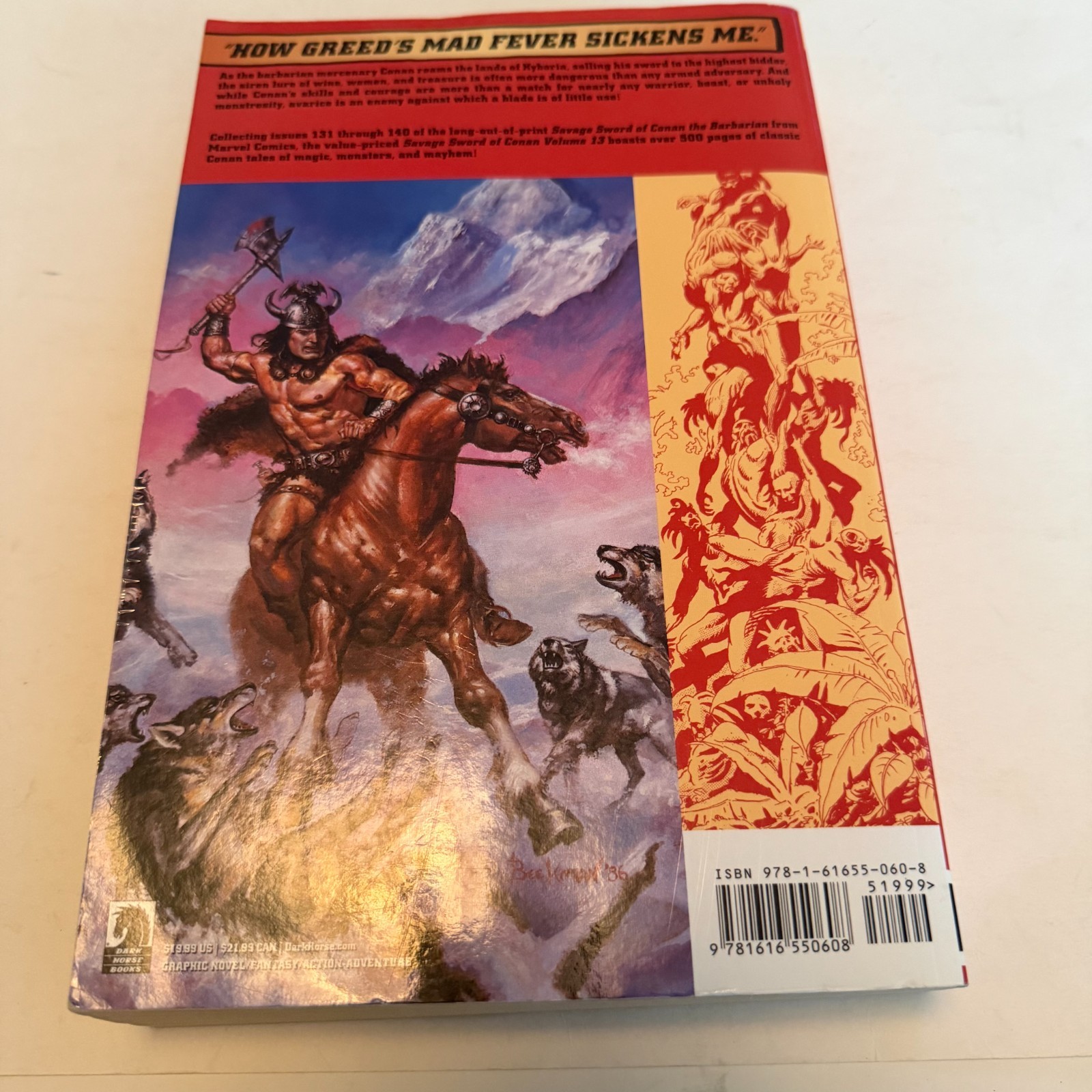 The Savage Sword of Conan Volume 13 PB 2013 1st Edition Dark Horse Books