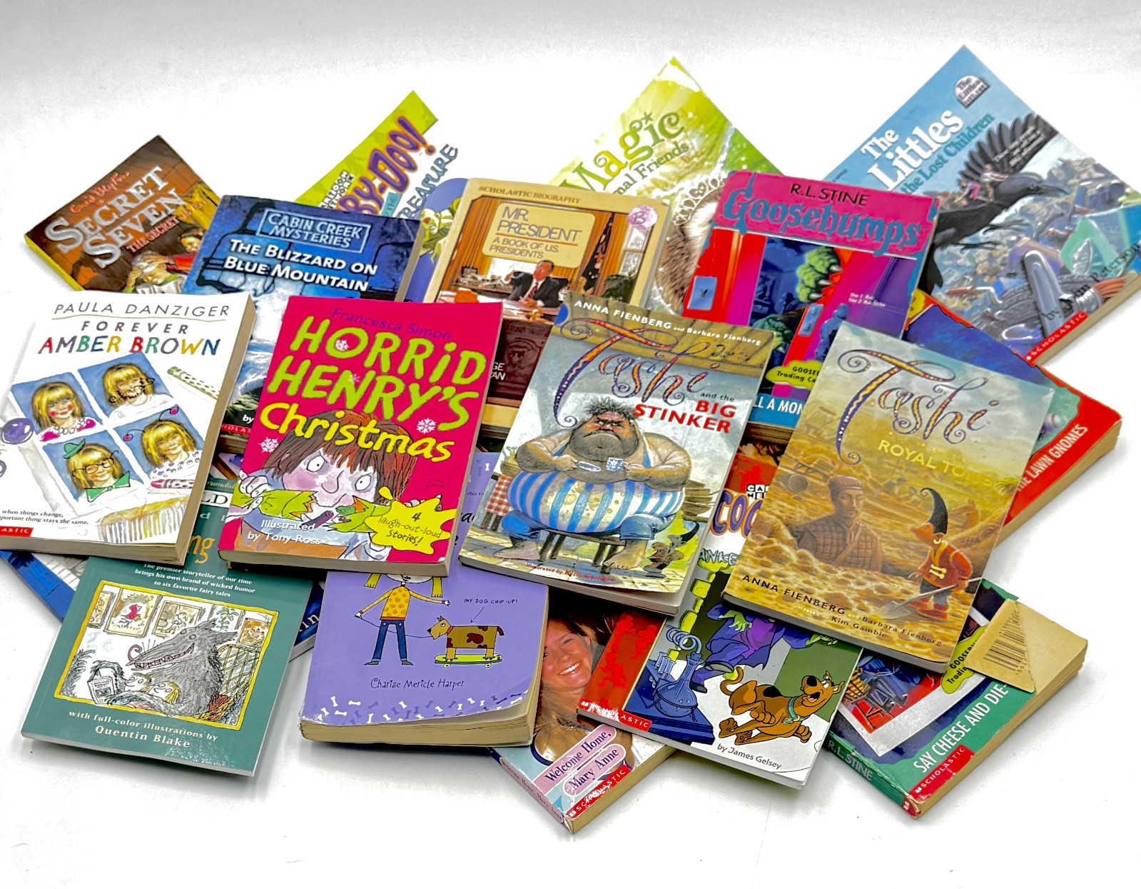 Bulk/Huge Lot of 50 of Children&rsquo;s Kids Chapter Books – Random – Free Shipping!
