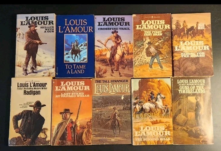 Louis L&rsquo;Amour Lot Of 10 Western Paperback Books