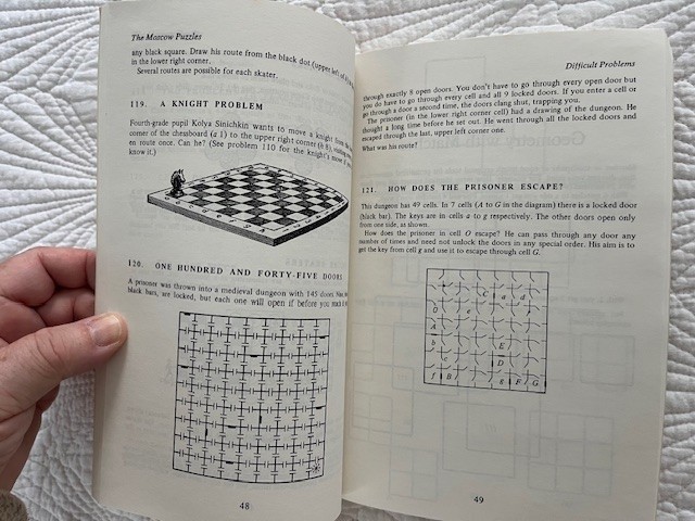 The Moscow Puzzles: 359 Mathematical Recreations by Boris Kordemsky, Like new