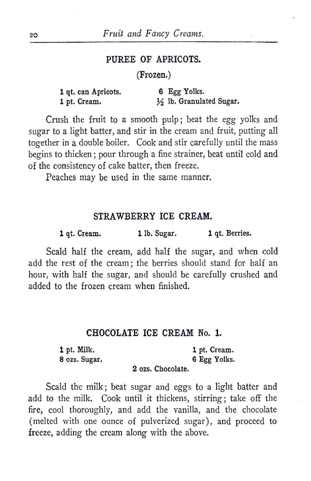 Homemade Ice Cream And Candy Cook Book « 1908 » 108 Pages