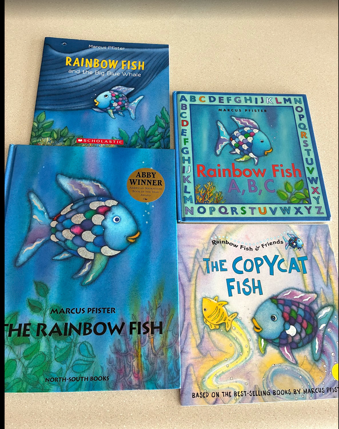The Rainbow Fish – 2 HC By Pfister, Marcus – GOOD, 2 PB (4 books)