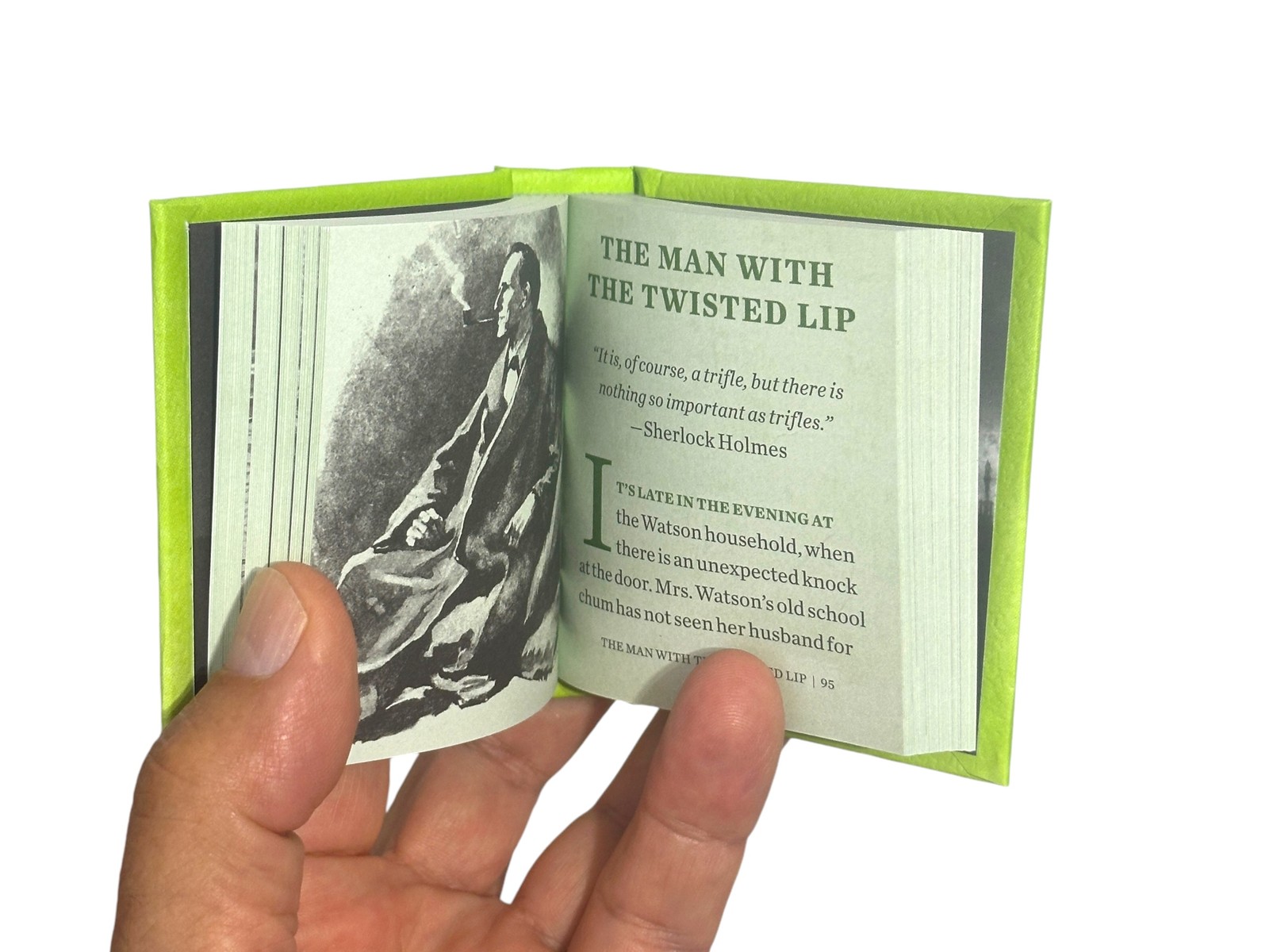 Sherlock Holmes The Essential Mysteries in One Sitting mini book 3.30&Prime; H 207 pgs